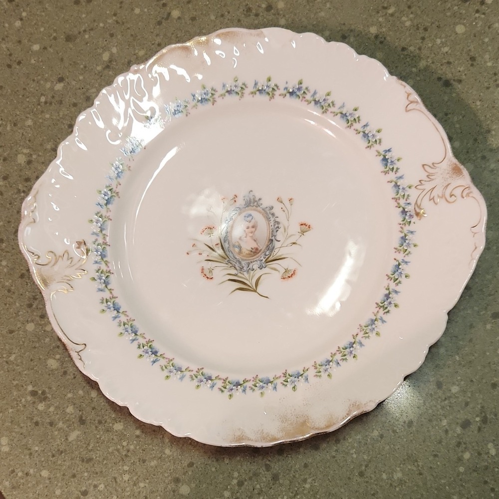VTG Carlsbad Austria Porcelain Decorative Wall Plate, Granny Core